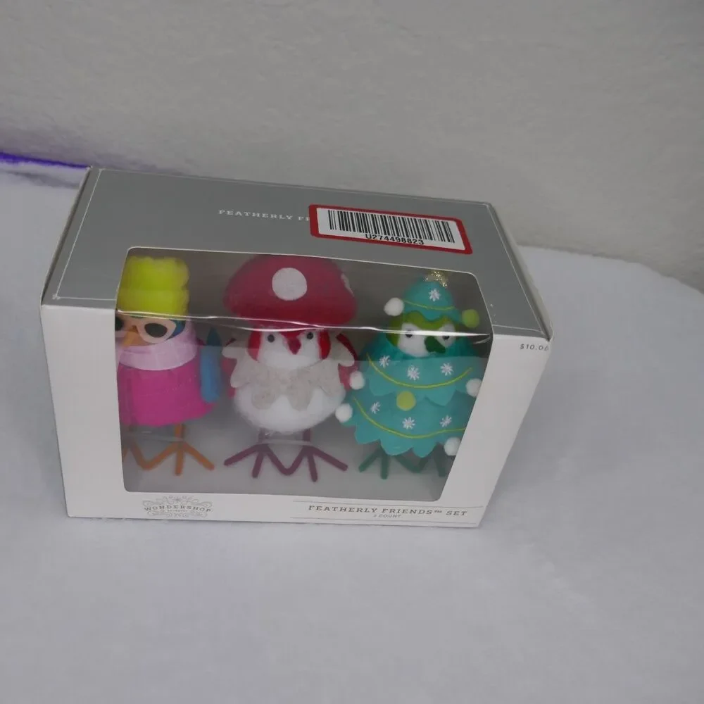 Wondershop Target 2024 Featherly Friends Mini Set Birds Capster Merry Sparkles